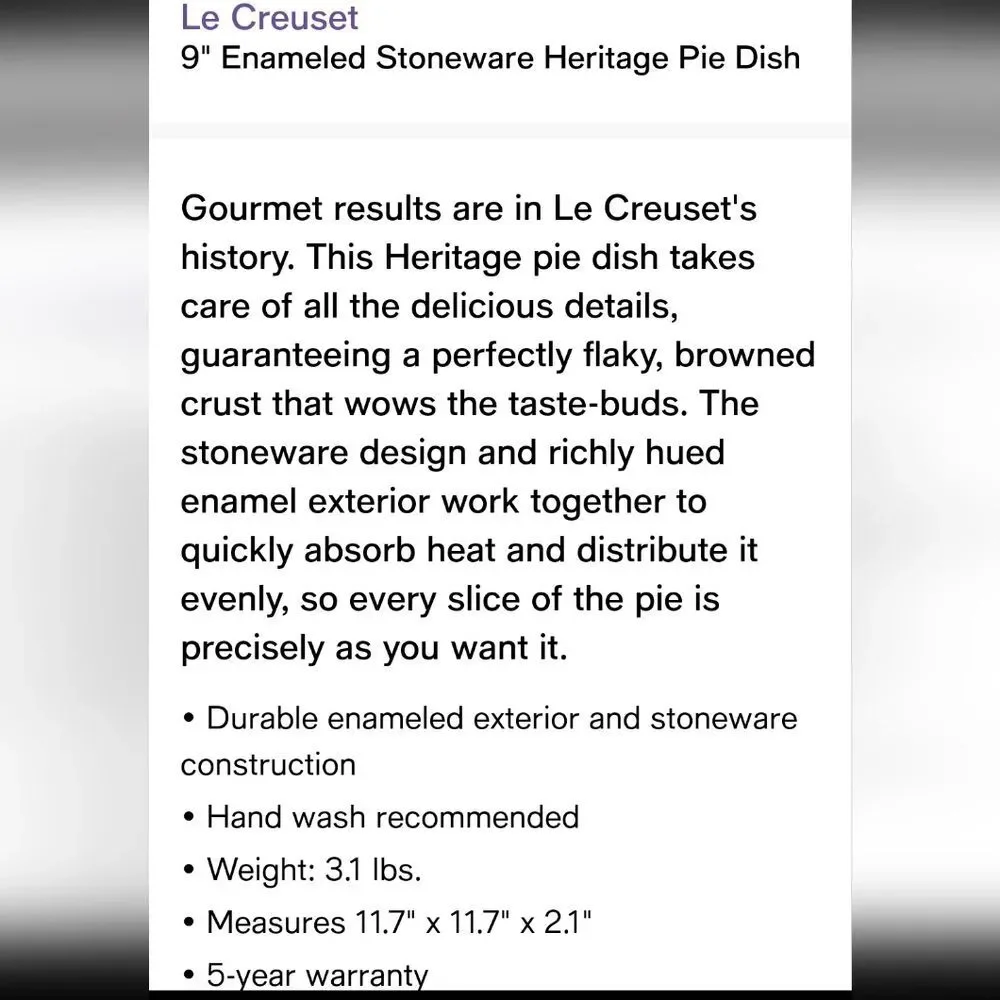 Le Creuset enhance your