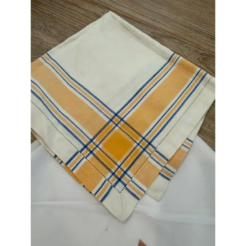 Vintage hemstitch linen