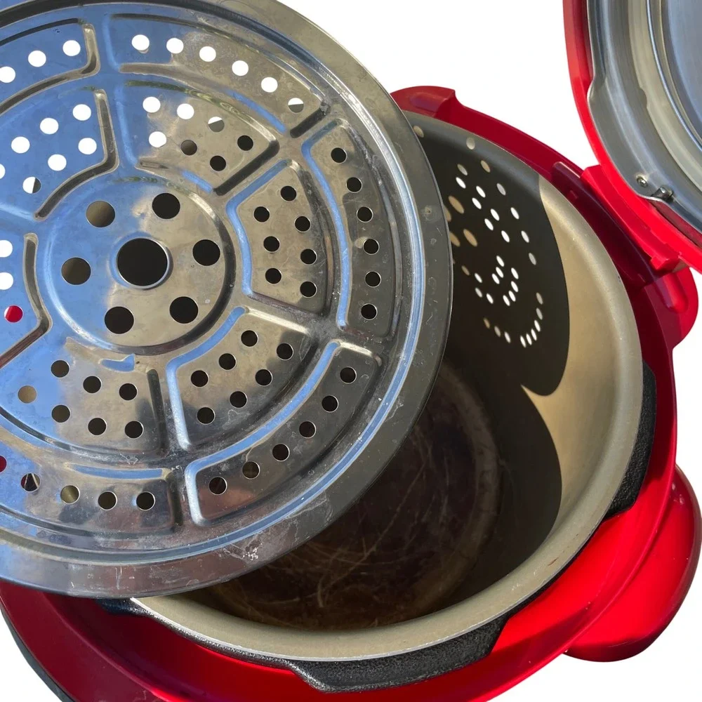 Elite Maxi Matic Platinum EPC 808R Red 120V 1200W Electric‎ Pressure Cooker 8QT