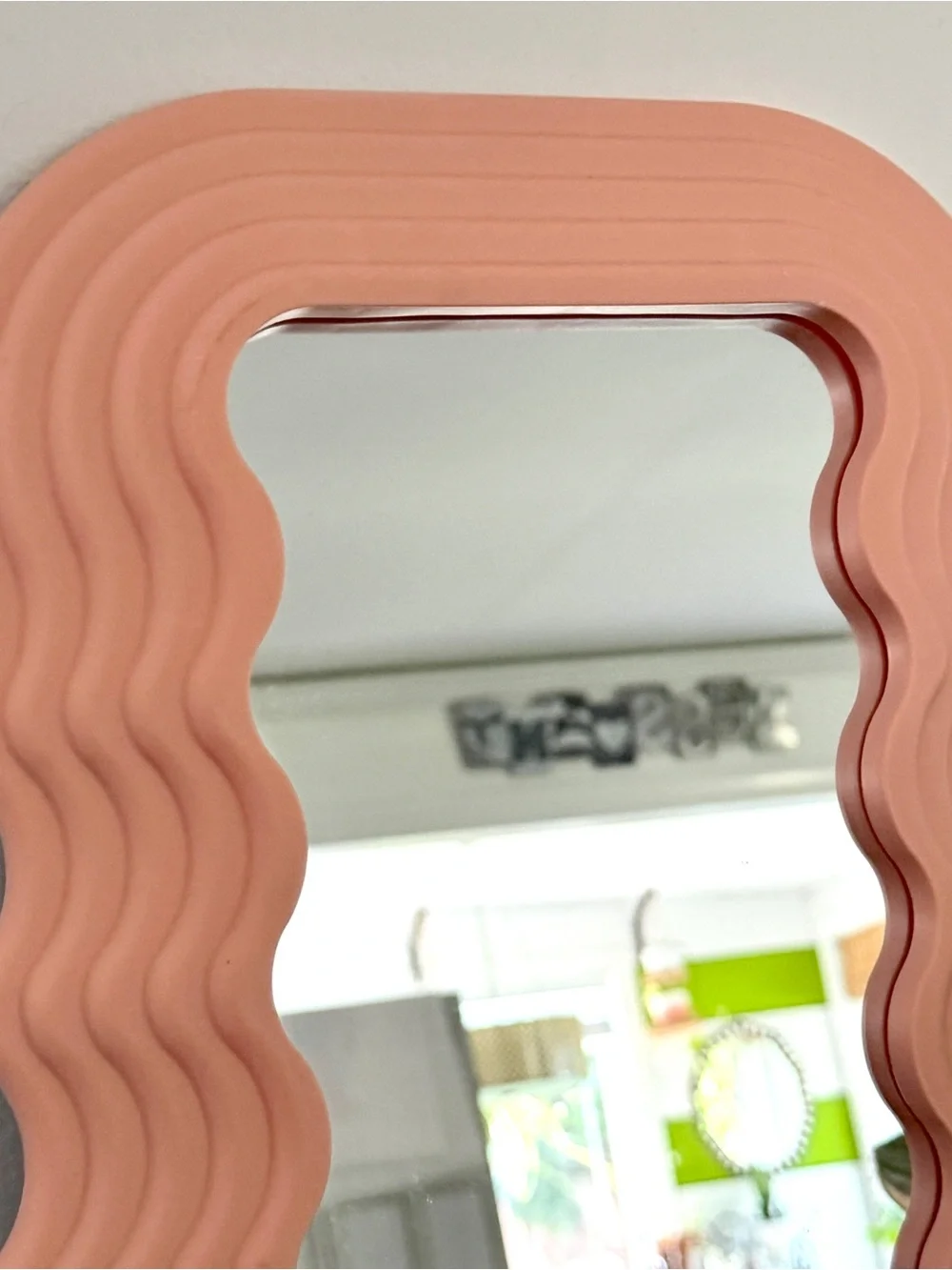 N/A peach wavy