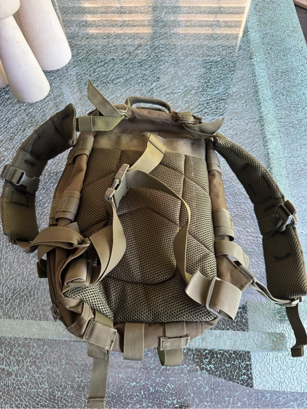 Gurkha Cigars Tactical Men's Backpack in Olive Green