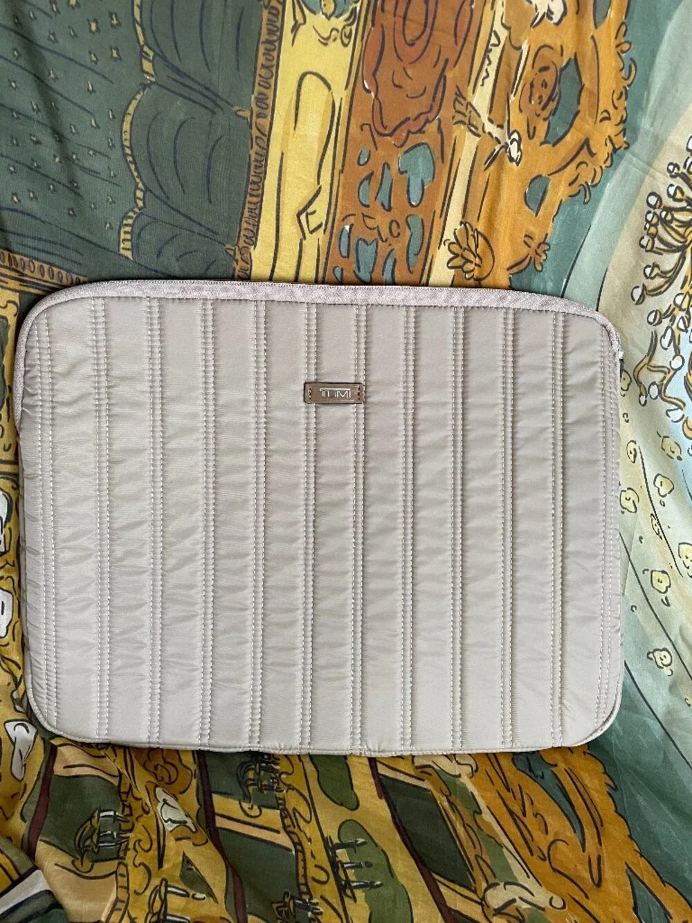 Tumi New Quilted Zip Laptop Case or Document Case