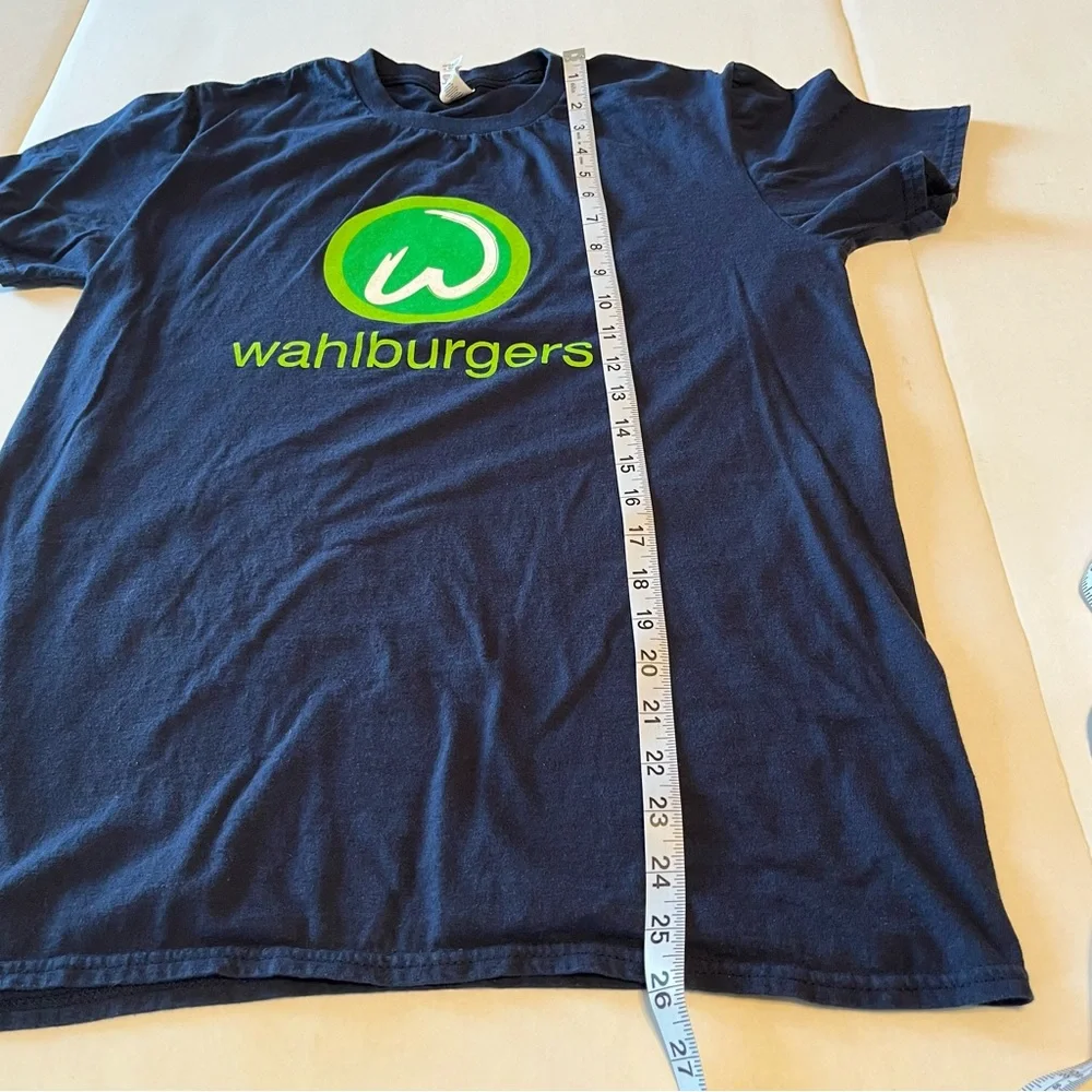 wahlburgers blue shirt