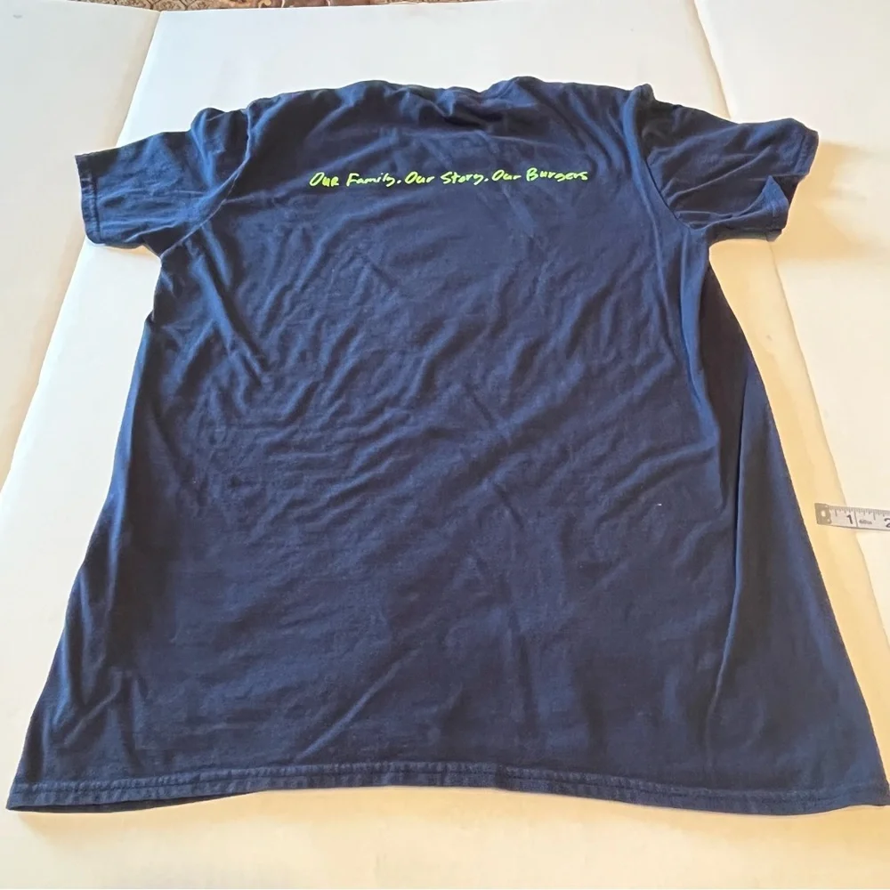 wahlburgers blue shirt