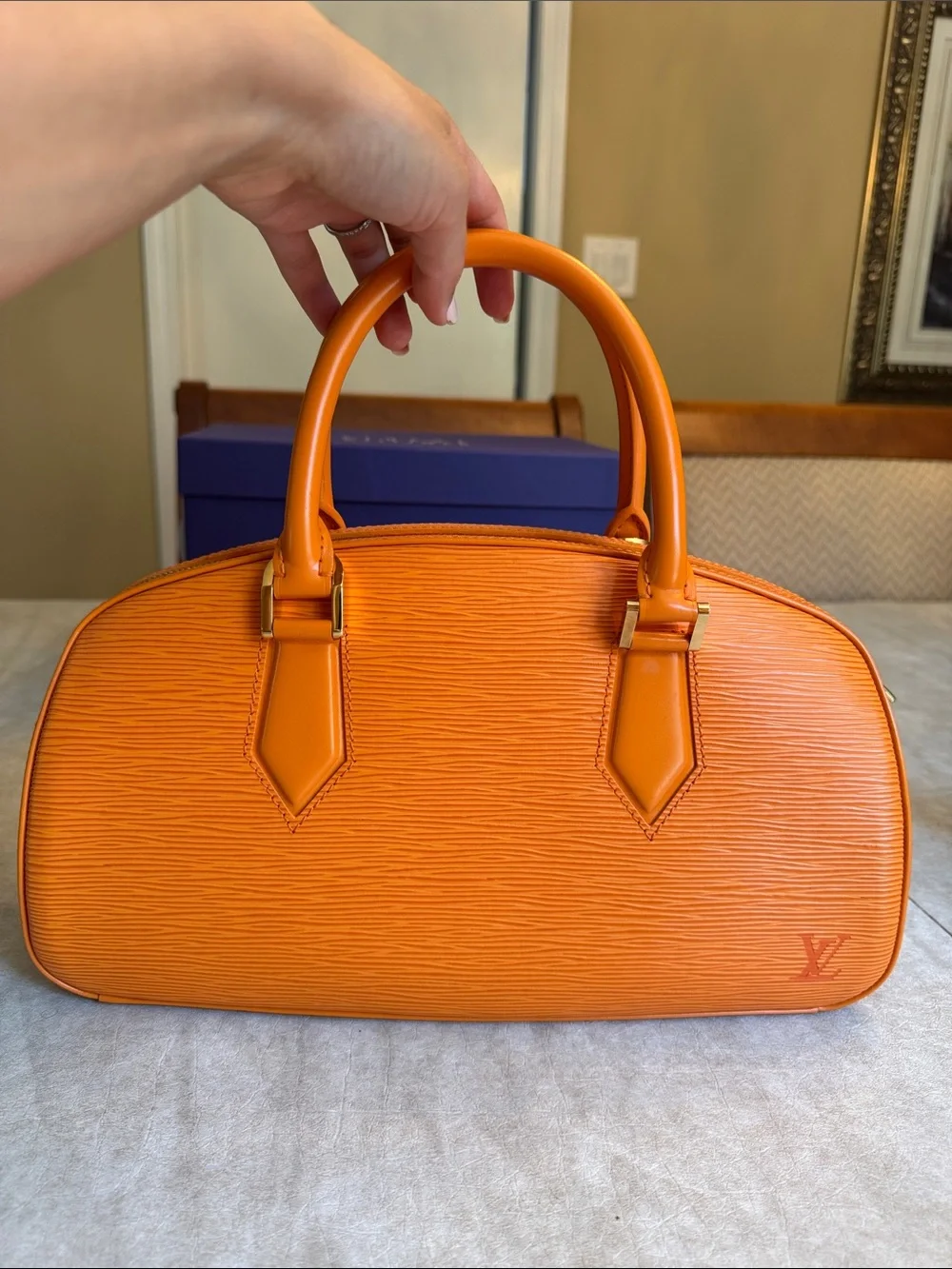 Louis Vuitton bright orange