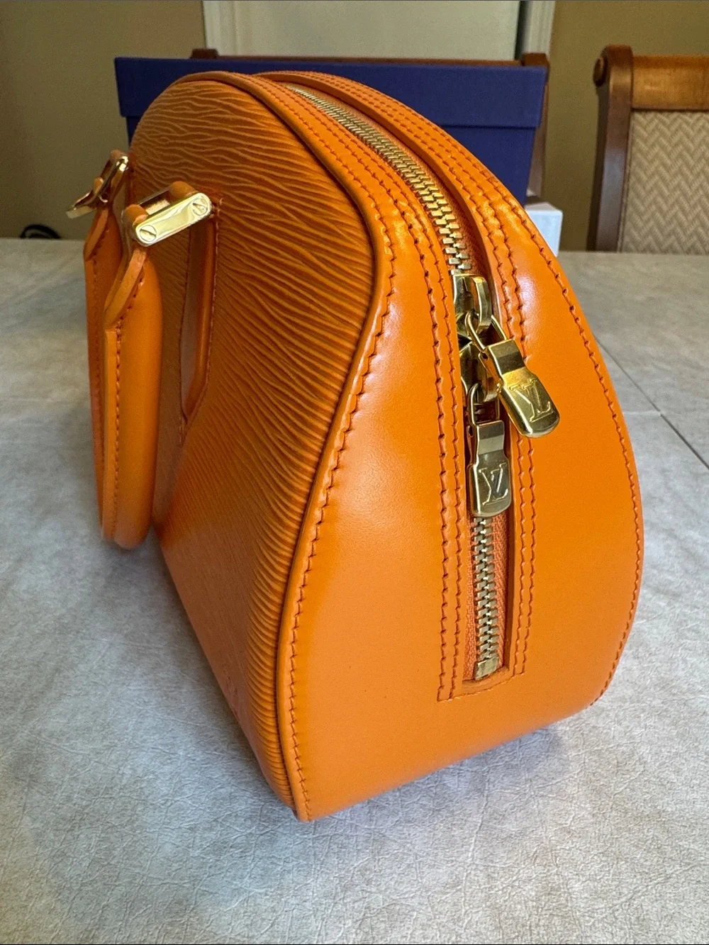 Louis Vuitton bright orange