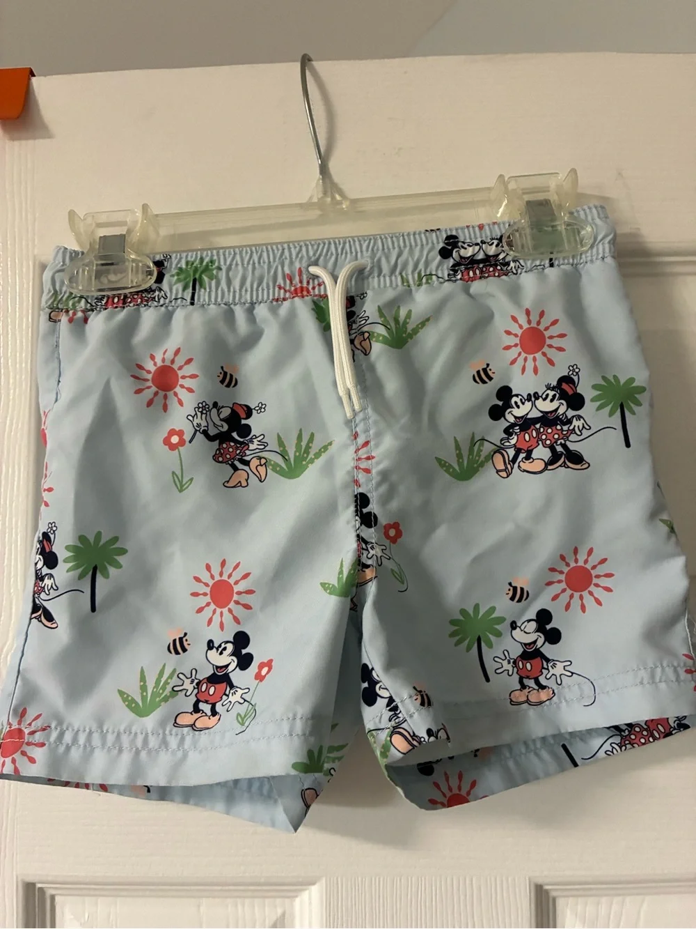 Janie and Jack Disney Mickey Mouse Boys Swim Trunks Blue Size 3 Summer Shorts
