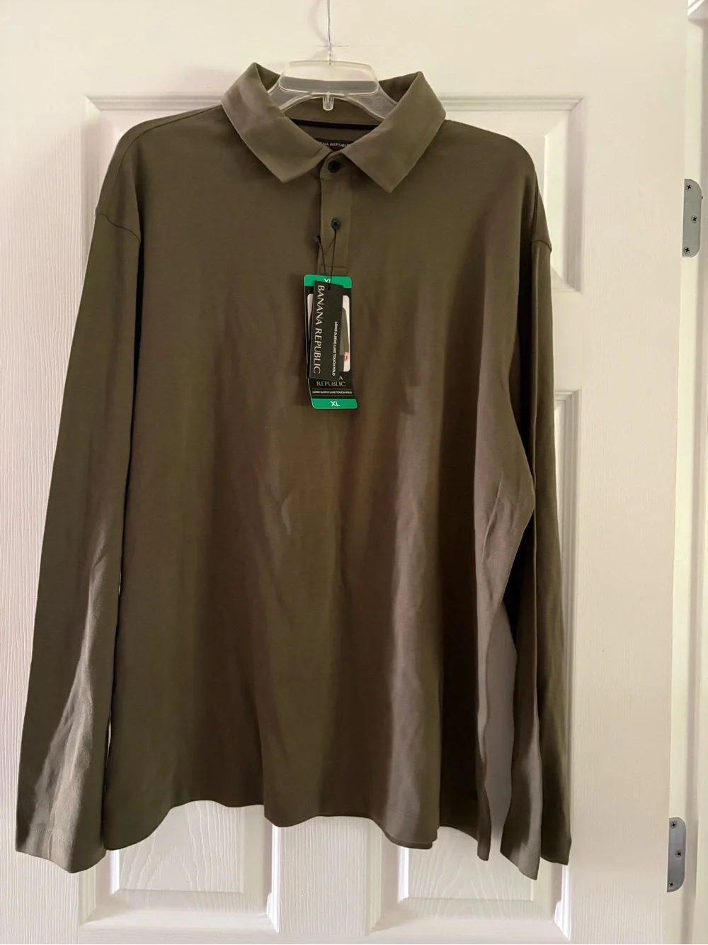 NWT Banana Republic Long Sleeve Polo