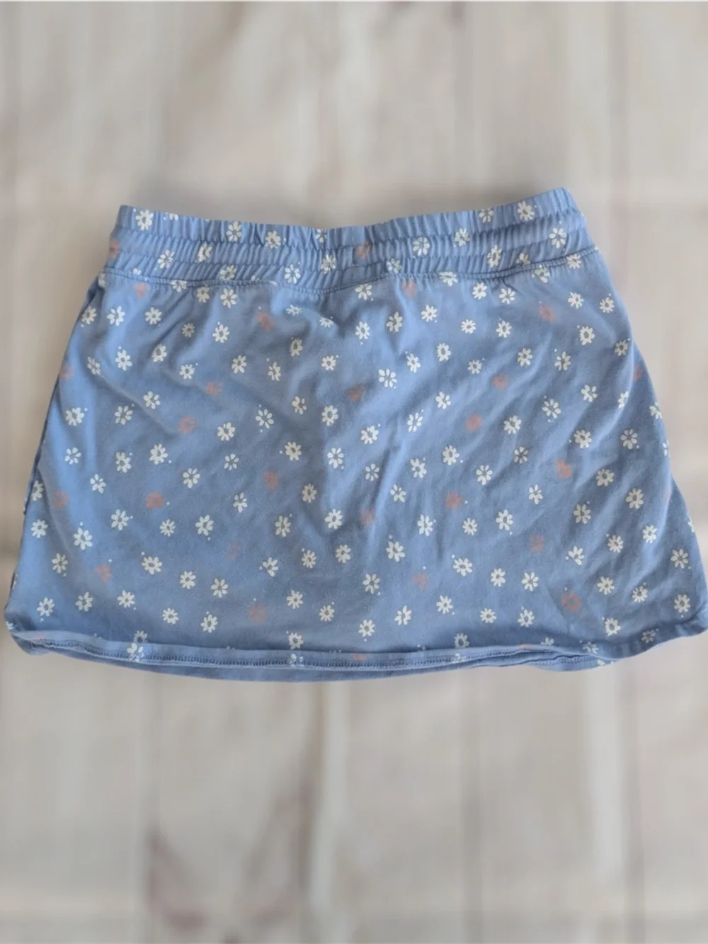 OshKosh B'gosh Girls Skort Skirt daisy periwinkle Size 12 built in shorts daisy