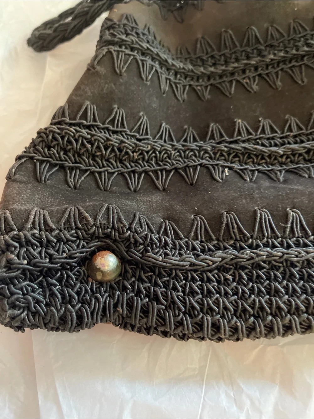 Walborg felt black intricate