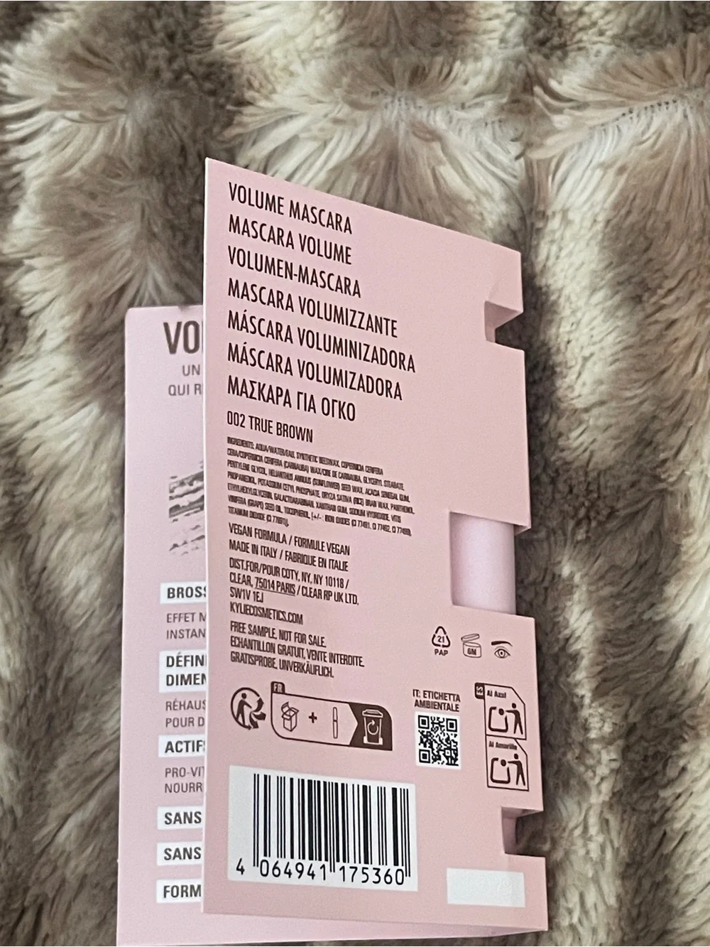 Kylie Cosmetics Kylash Bold Volume Brown Mascara Mini NEW