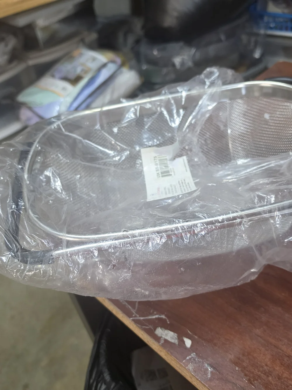 Stainless Steel Mesh Strainer Basket - Silver