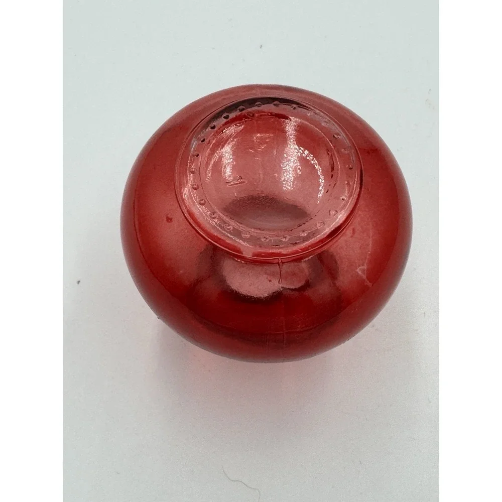Vintage Red Painted Small Bud Vase