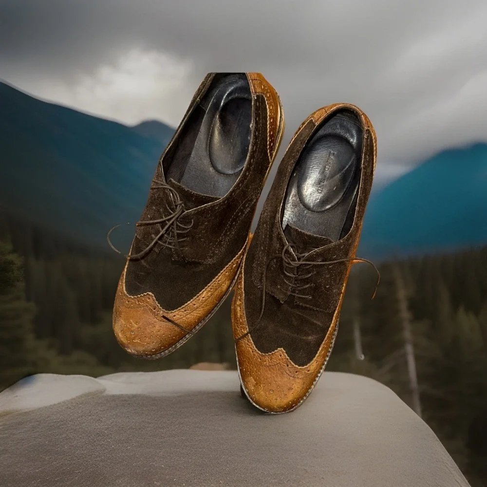 Lands End brogue oxford