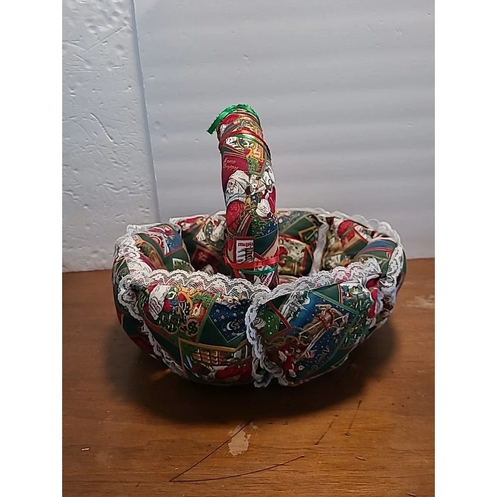 Handmade vintage quilted