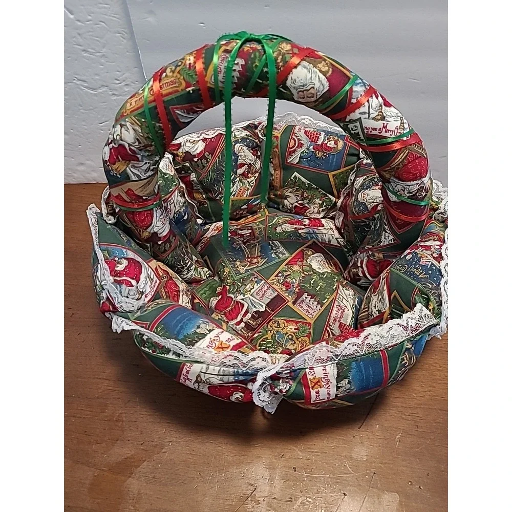 Handmade vintage quilted