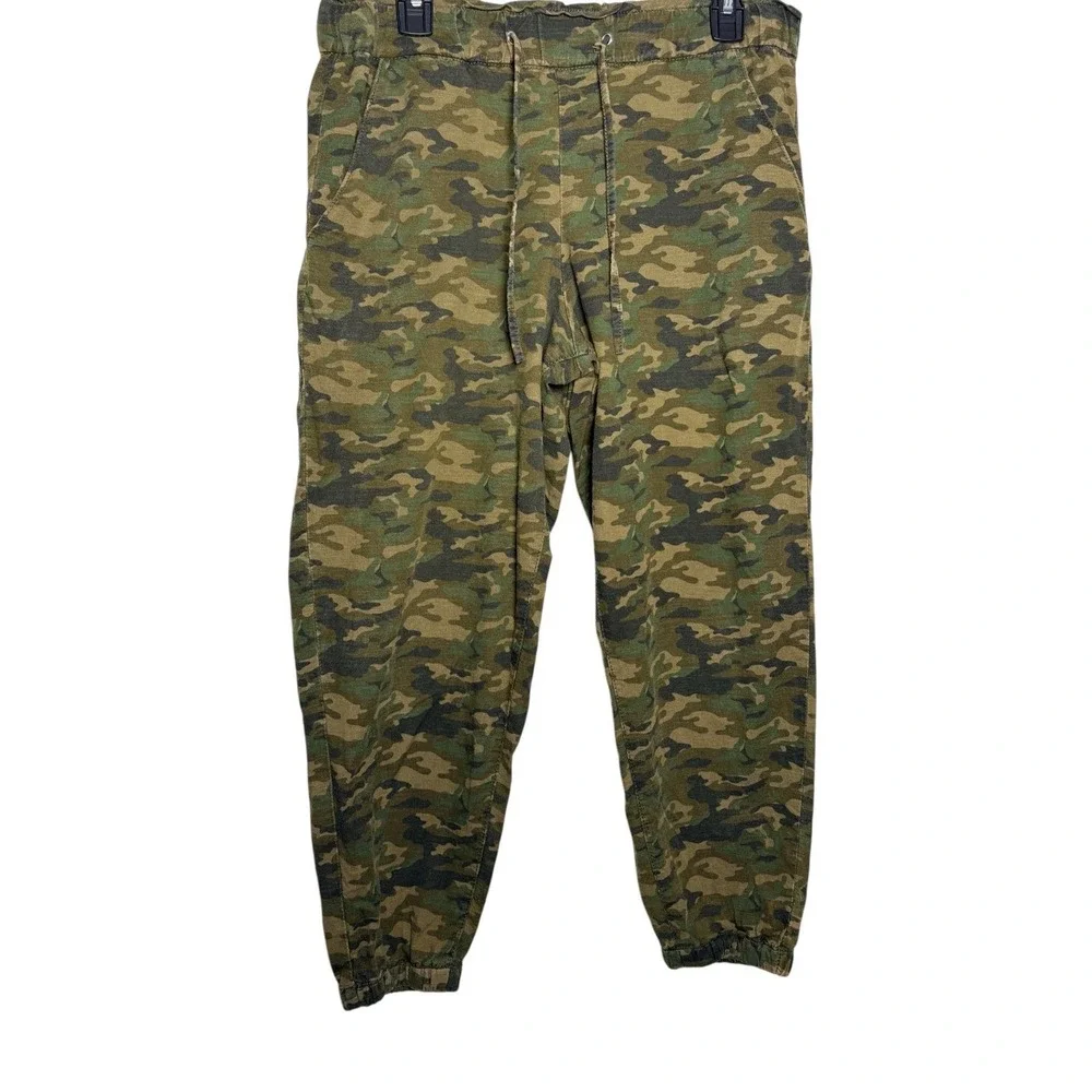 Levi's Joggers Men's Medium Green Camo Good Cropped Drawstring‎ A1953-0002
