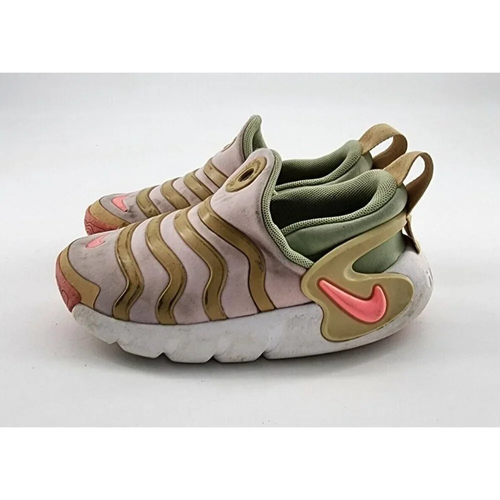 Nike Dynamo Go‎ Low Toddler Sneaker Shoes Pink Foam Sesame DH3437-600 Size 10.5C