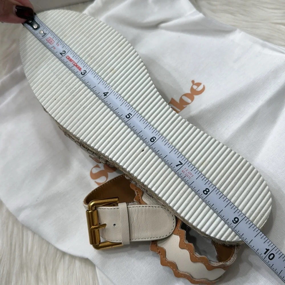 See By Chloe leather creases comes