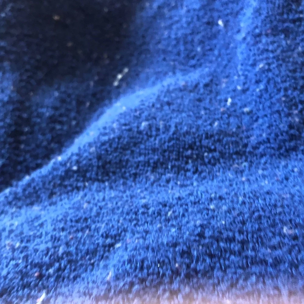 Cozy Navy Blue Terry hand towel Fabric