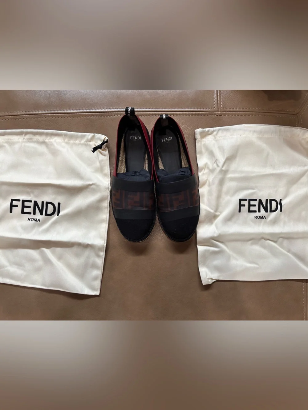Fendi espadrille flats