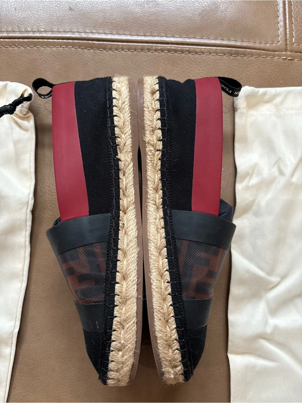 Fendi espadrille flats