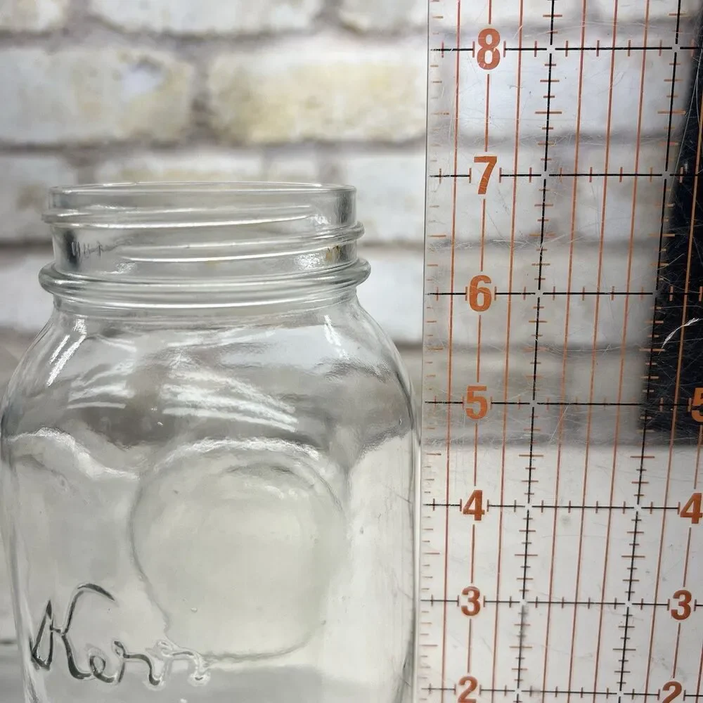 Vintage KERR Self-Sealing Mason Jars: Wide Mouth/Regular, 1/2Gallon/ Quart/Pint