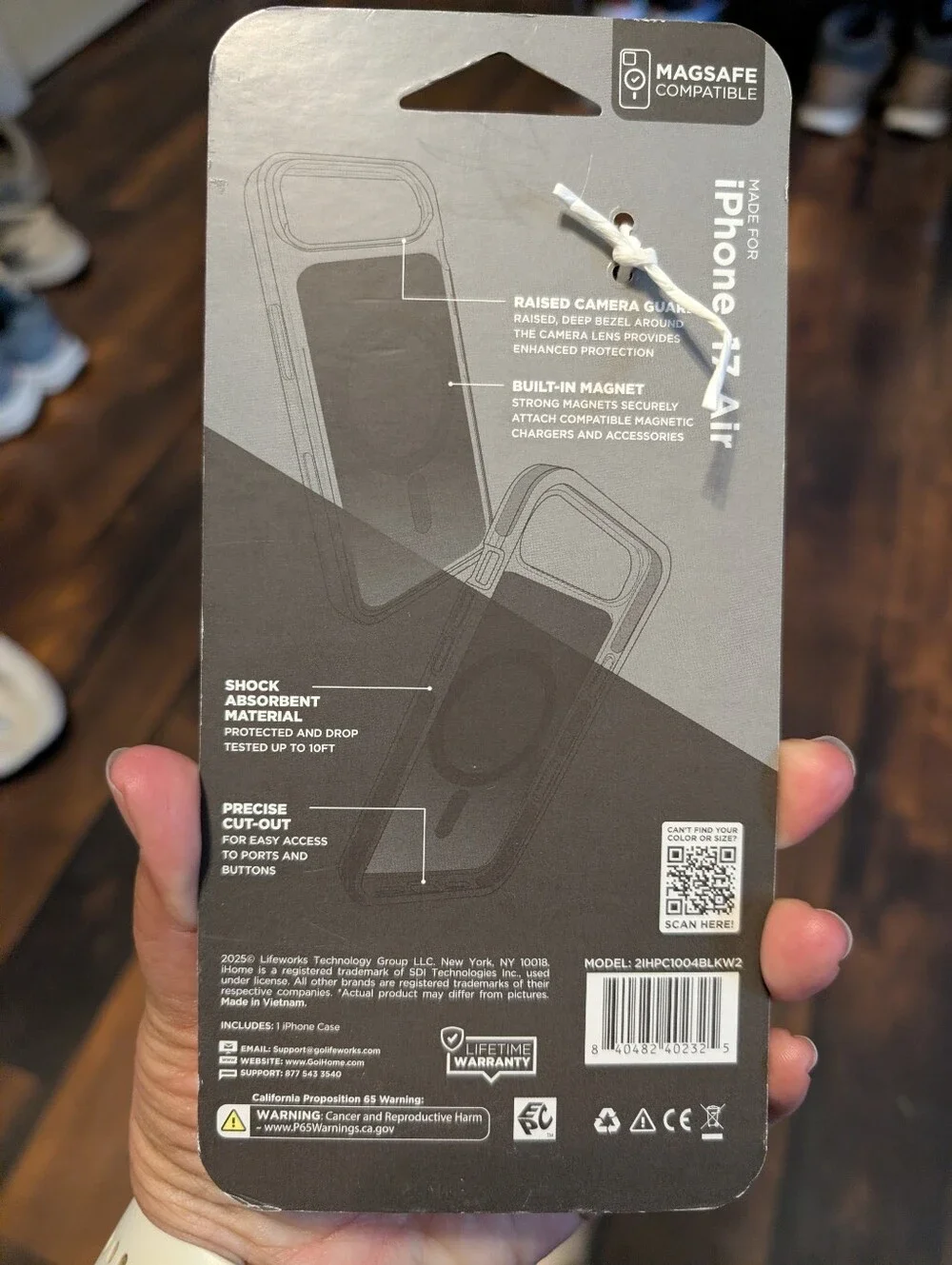 iHome black grey