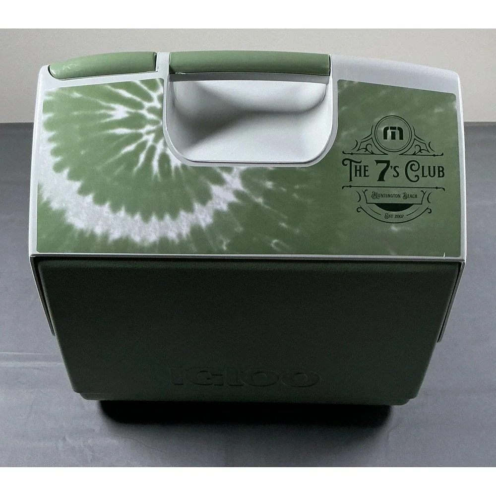 Igloo TravisMathew The 7s Club Playmate Elite Cooler Green Tie Dye 16 Qt