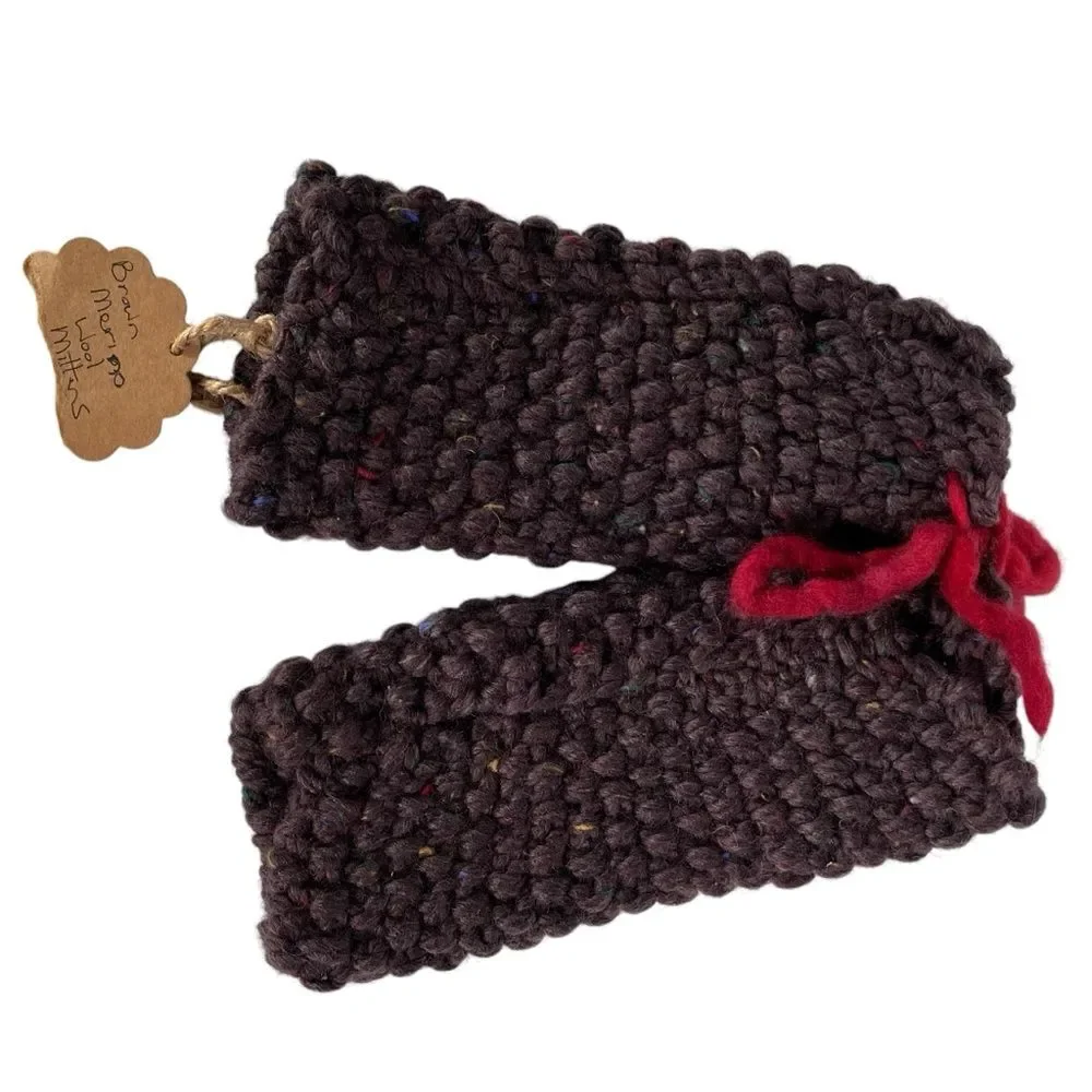 Hand Crafted brown merino