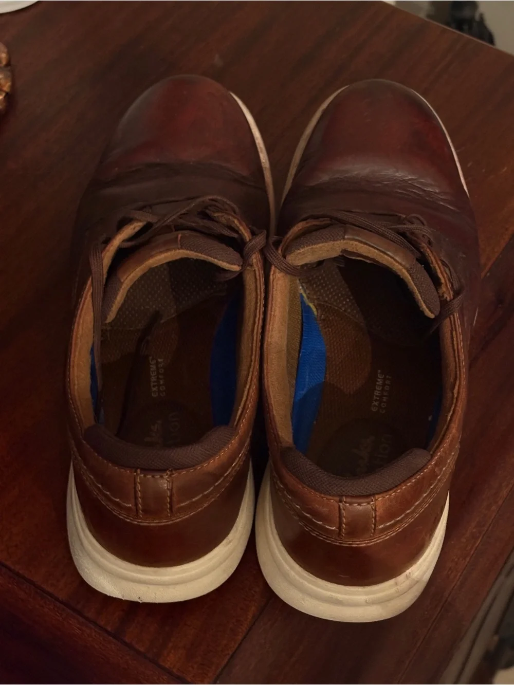 Clarks brown leather