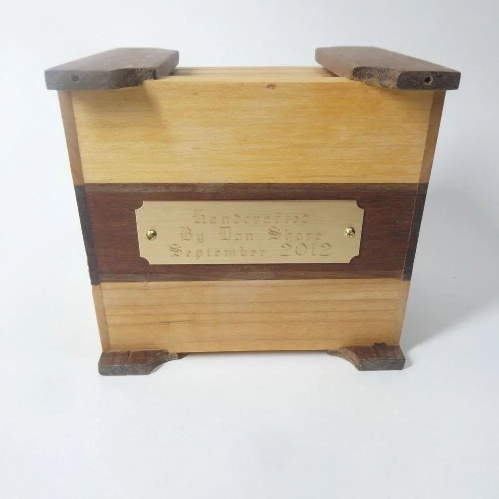 Handmade wooden coaster