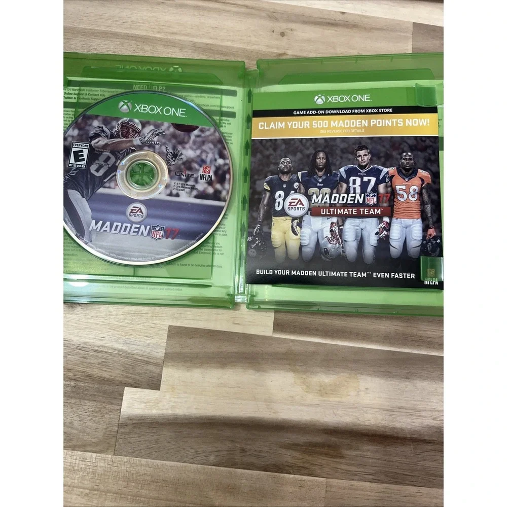 Microsoft‎ Xbox One Madden NFL 17 by EA Sports Video Game