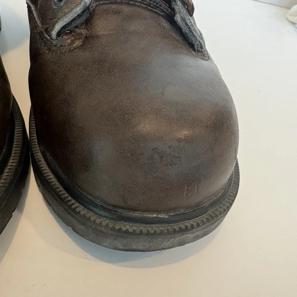 Brahma Men's Brown Leather Work Boots‎ 6
