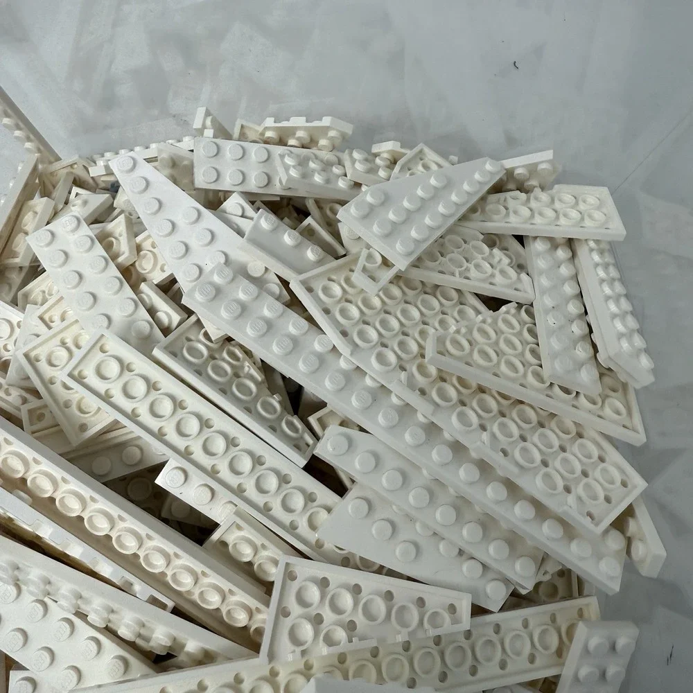 Lego white plates