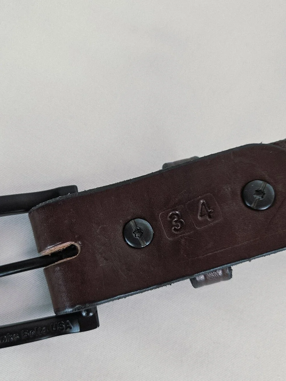 Hanks Belts classic brown