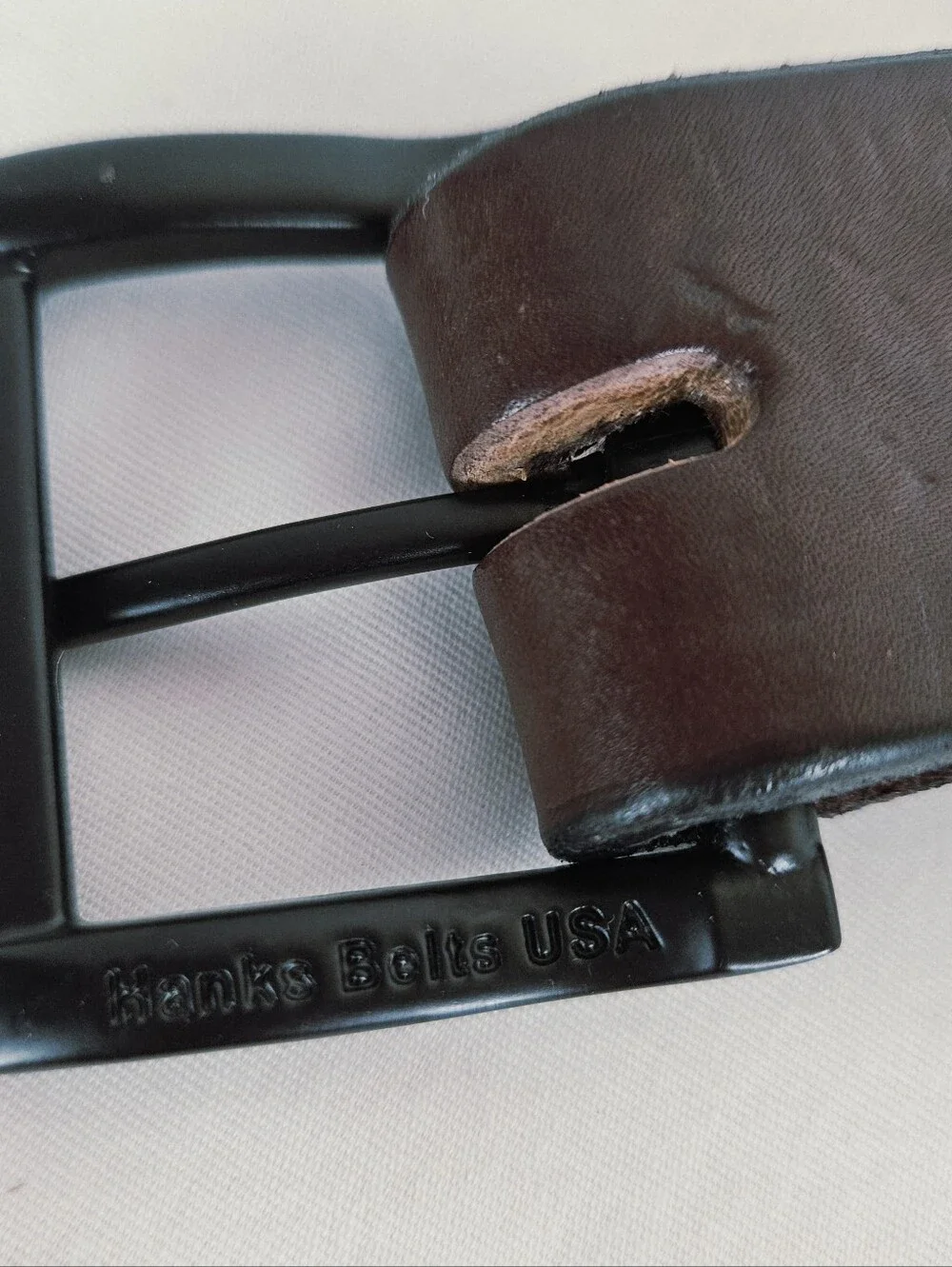 Hanks Belts classic brown