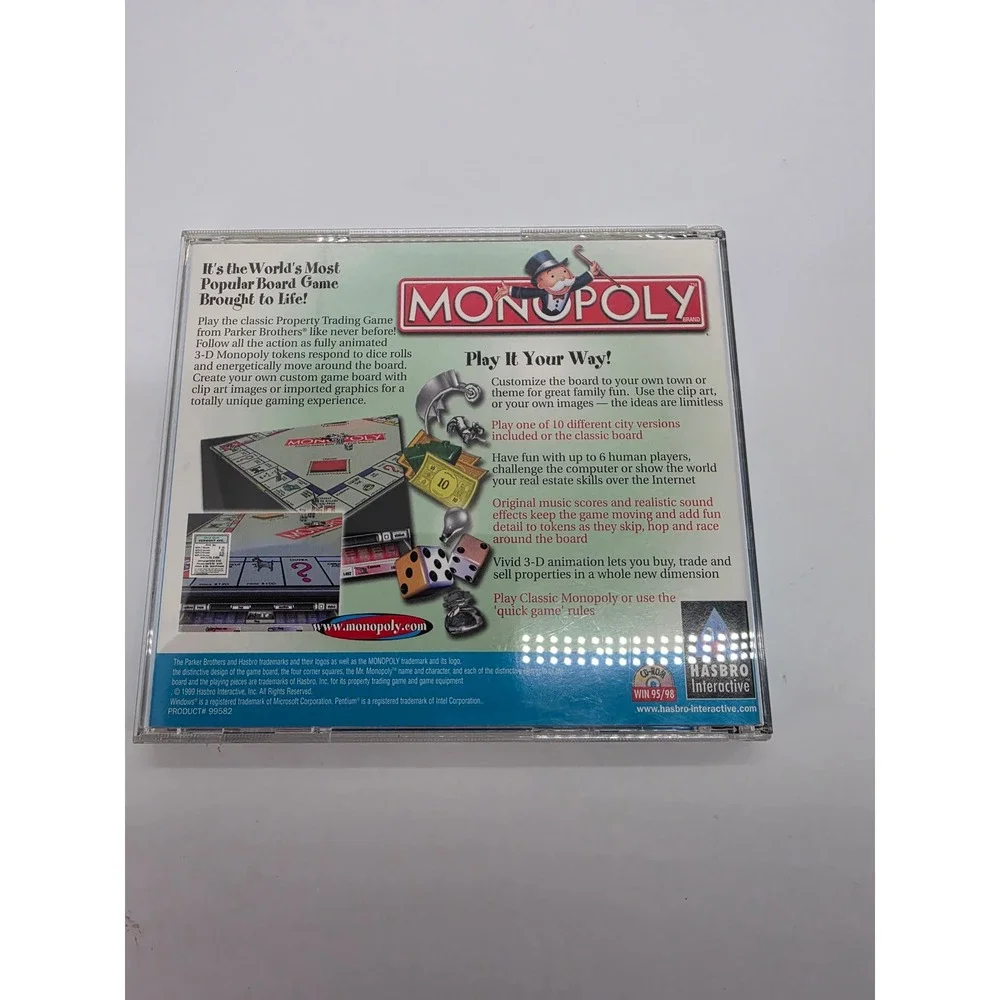 Hasbro Interactive monopoly cd