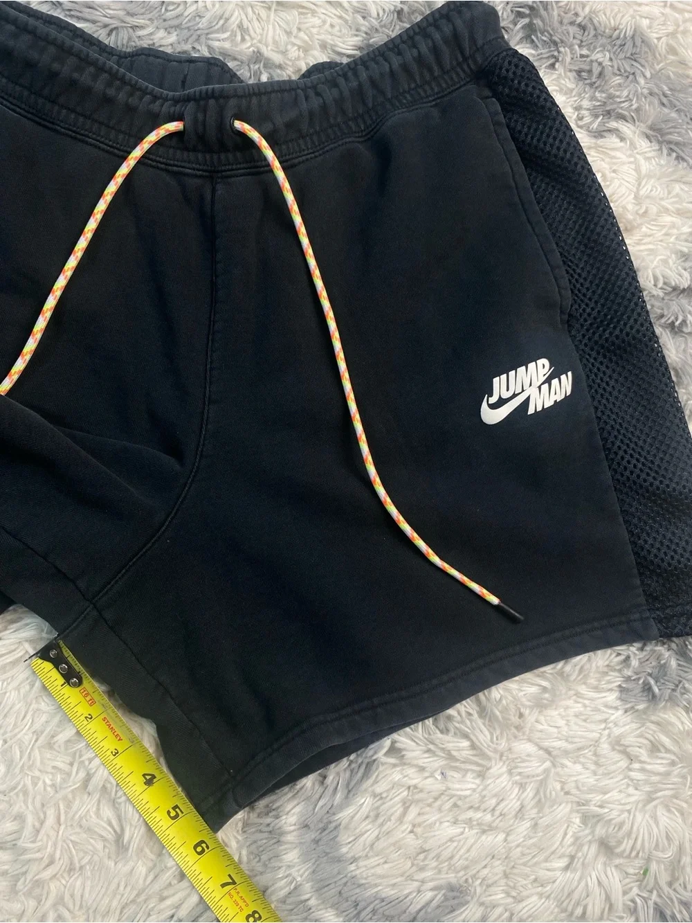 Jordan Men Activewear Shorts XL  Black Sweat Jumpman Logo DM3009-010