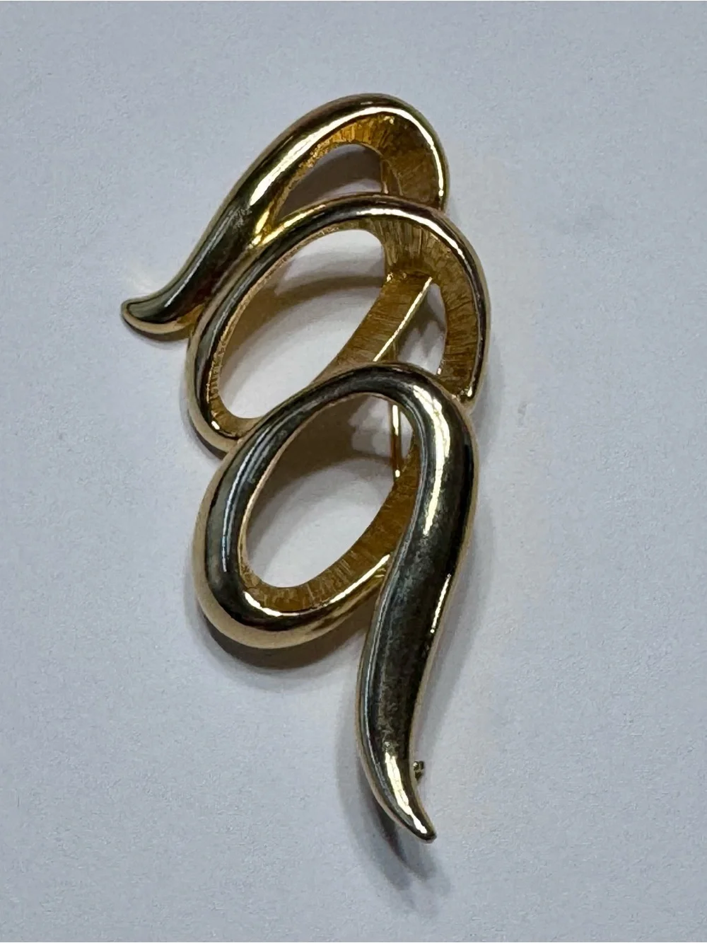 Gold-Tone Swirl Statement Brooch - Women's Costume Jewelry