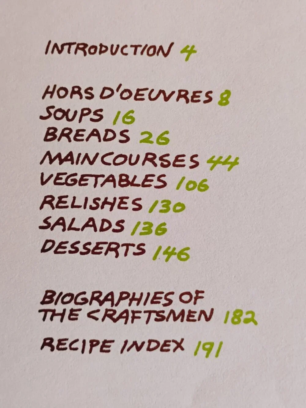 N/A craftsman cookbook