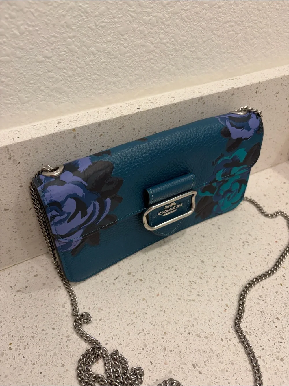 Coach floral leather
