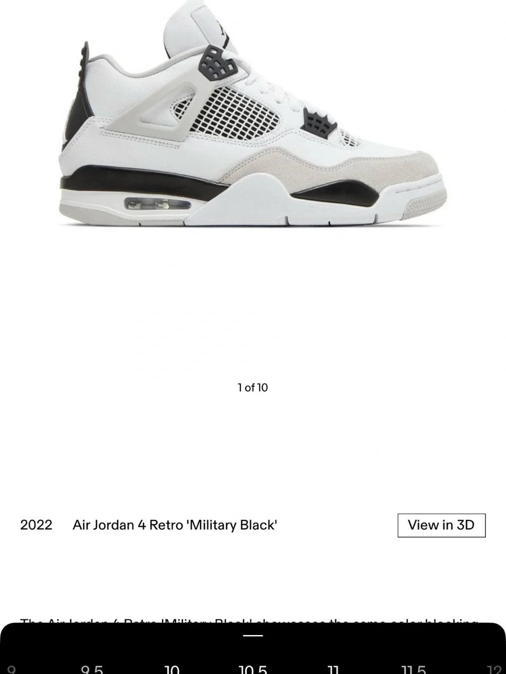 Jordan size 10