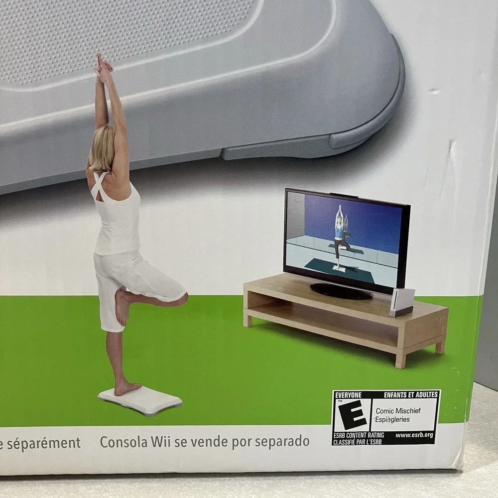 Nintendo Wii Fit Balance Board & Game Bundle Fitness Activity New In Box Sealed