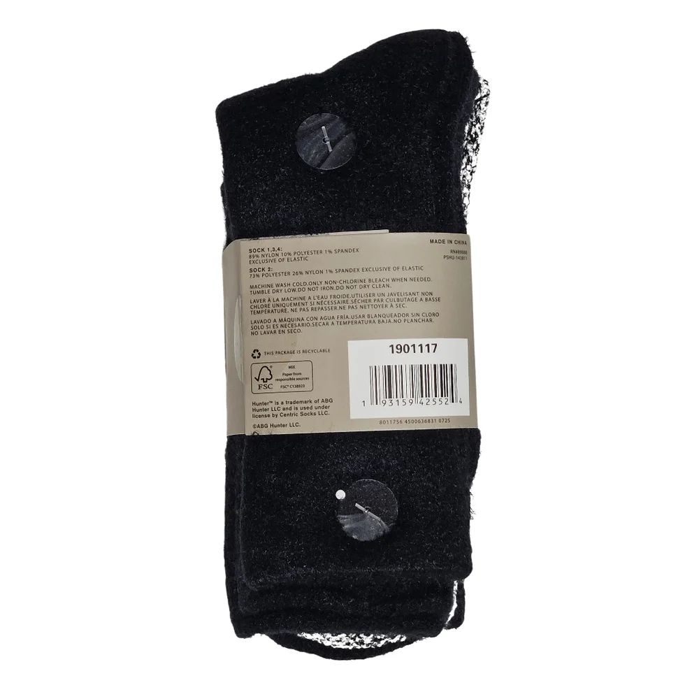 Hunter socks black
