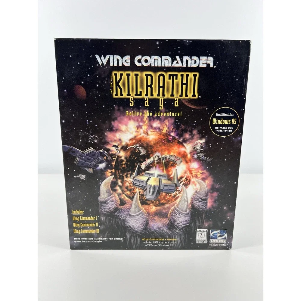 Wing Commander: The Kilrathi Saga Big Box PC ~ Origin Systems ~ Complete 3 Game