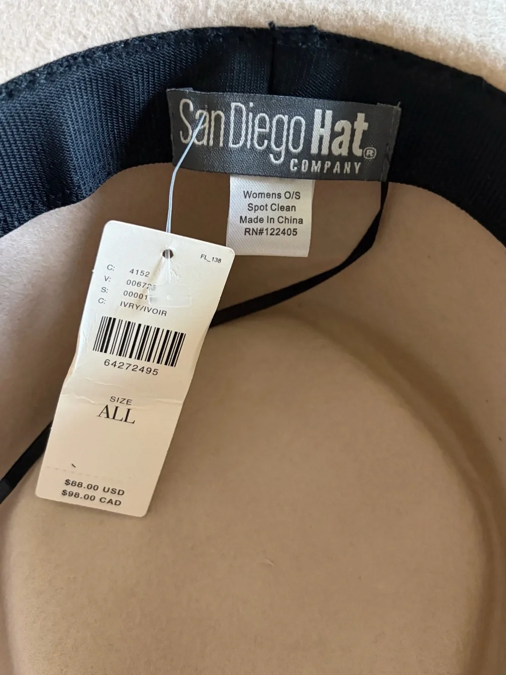 San Diego Hat Company nwt approx
