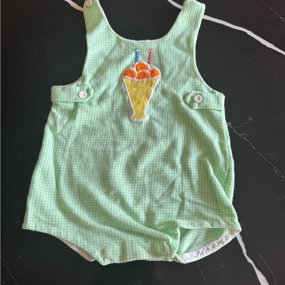 Carter's Vintage‎ Light Green Baby Outfit