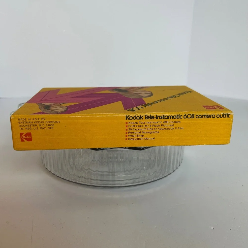 Vintage Kodak‎ Tele Instamatic 608 Camera Outfit Retro Photography Collectible