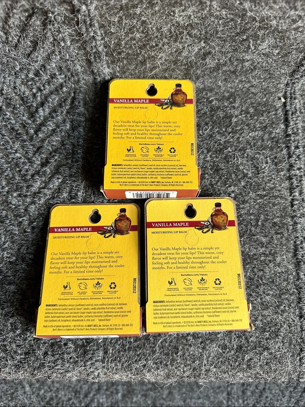 Burt’s Bees Vanilla Maple Moisturizing Lip Balm